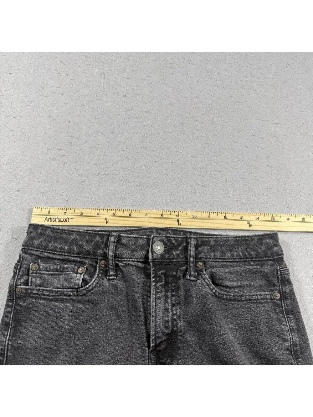 American Eagle‎ AirFlex+ Black Slim Straight Jeans Men’s 30x34 Stretch